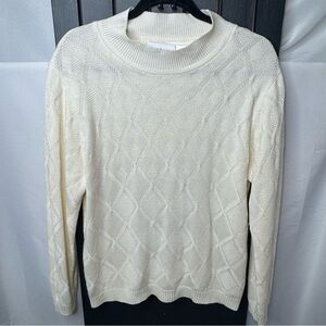 Alfred Dunner Cream Sweater